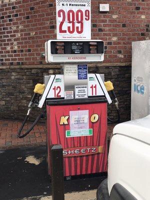 Pull up to the pump for all you Kerosine needs...