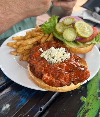 Buffalo chicken sandwich.