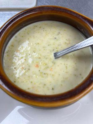 Cream of broccoli soup