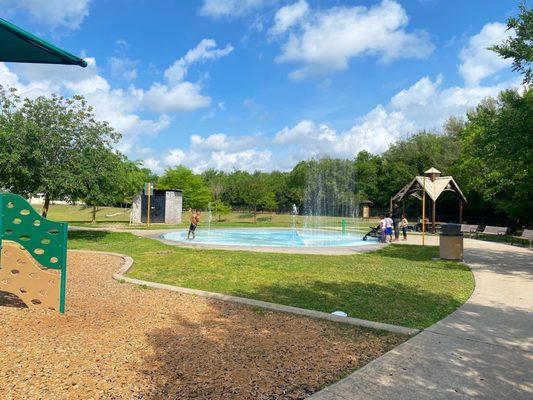 Water fountains at the Children' Park