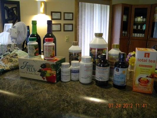 The best in supplements to aid in your health!