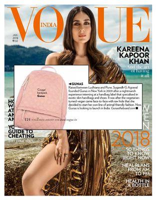 As seen in Vogue magazine, Gunas New York