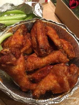 Crispy BBQ chicken wings