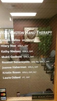 A slight change in therapists, for the better I assure you!