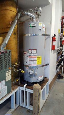 Water Heaters.  We will explain all the nessairy details and do it correctly and to code requirements for one price.