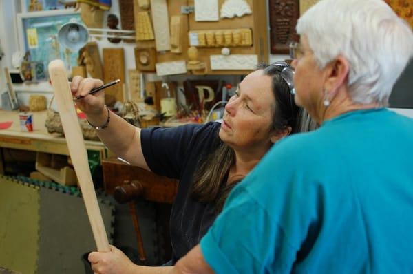 Sheri Tharp Woodcarving