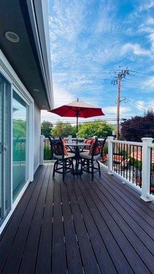 Trex Deck - Spiced Rum with Trex Railing