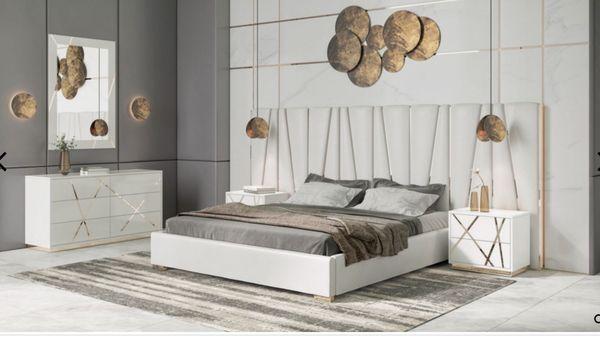 White bedroom set