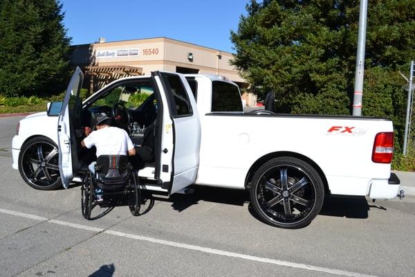 Special thanks for the Auto Body Repair,Paint, and custom work done to my Ford F-150 by Premier Auto Collision, of Redwood City.