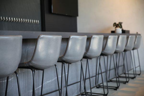 Enjoy our ample comfortable bar seating.