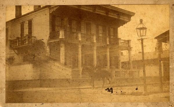 The Royal Street Courtyard circa 1890