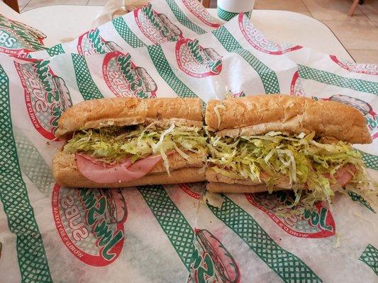 Authentic Italian Cold Cut fron the "Giant Deli Subs" section of the menu.