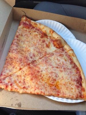 Delicious greasy pizza