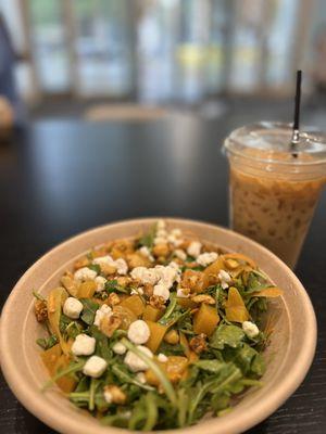 Solid salads and good coffee.