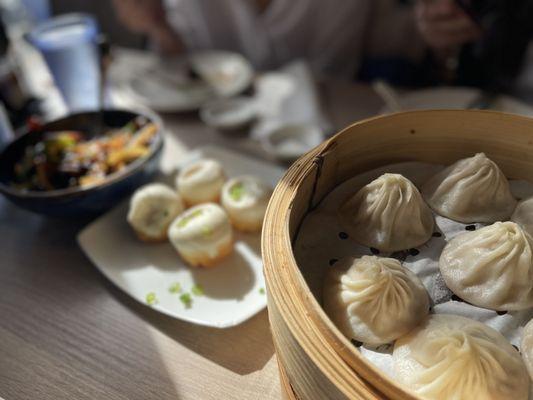 Love both steam pork bun & pan fried pork buns! Kids loves them too! The eggplant was also amazing! Highly recommended!