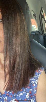 Haircut partial highlights