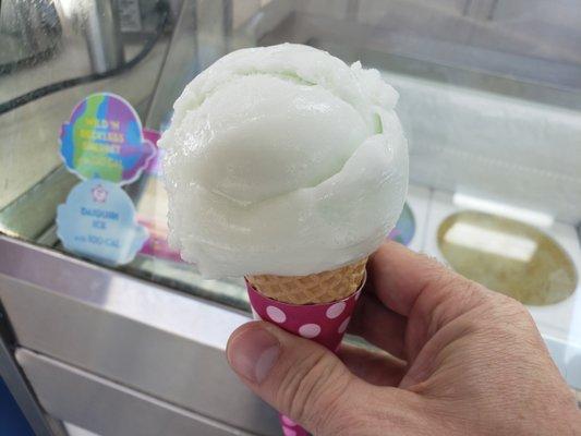 Daiquiri Ice in a sugar cone