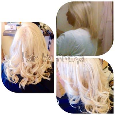 Blonde bombshell done by Amaya