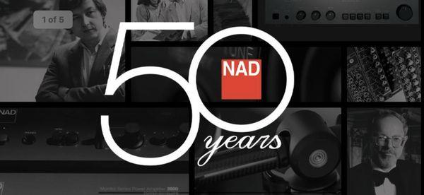 NAD celebrates 50 years !

50 Years of truth in power.