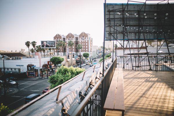 View of Hollywood Blvd, facing West