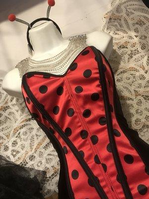 Lady bug corset