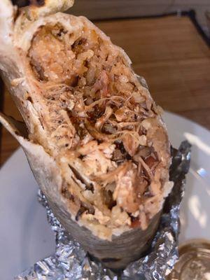 Chicken Burrito (very good and I like how they really crisp the tortilla)