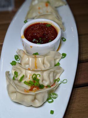 Chicken and veggies dumplings