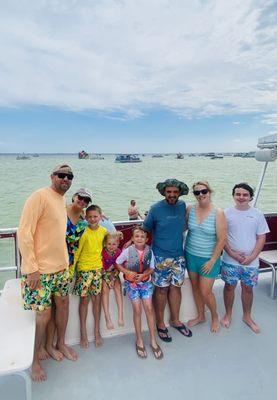 Entire Group on the Boat!