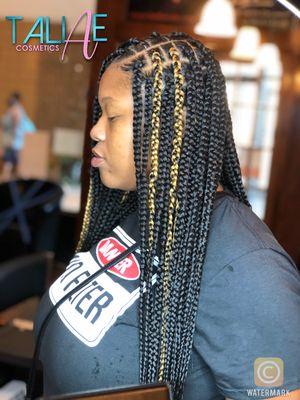 #MediumBoxbraids