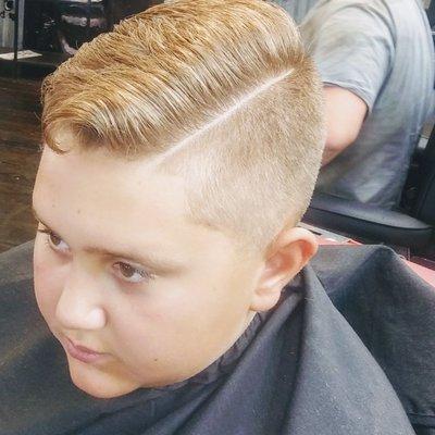 Kid Combover Hair Style