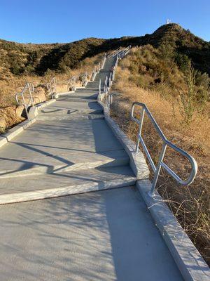 The middle portion of the outdoor stairs in Santa Clarita's Central Park, August 2023!