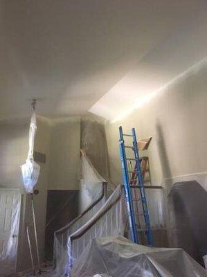 Popcorn removal and paint.