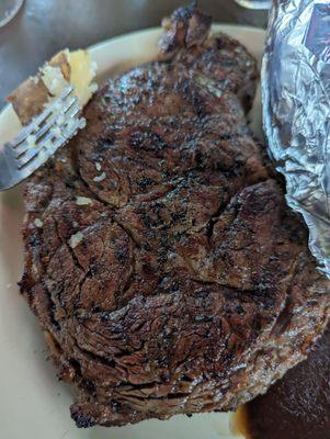 Steakhouse quality steak at a dive bar price