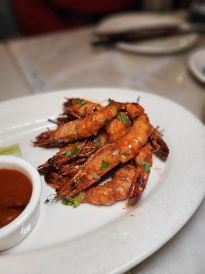 Vietnamese Sunbathing Prawns