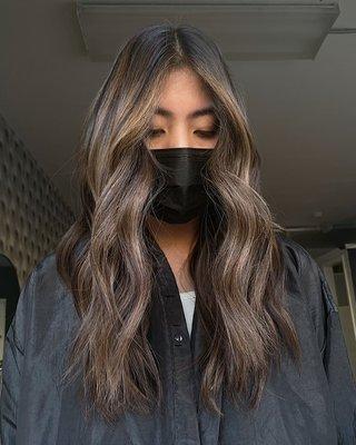 Ash Brown Balayage