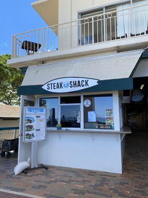 Quite literally a shack! Somehow we the long line that everyone's been talking about.