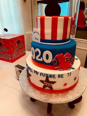 Another angle of my son's Class of 2020 graduation cake!!