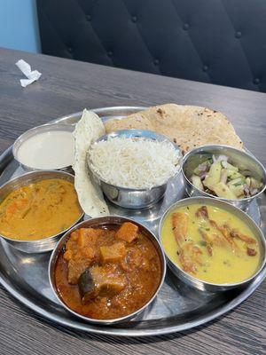 Vegetarian Thaali