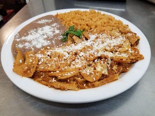 chilaquiles rojos!!