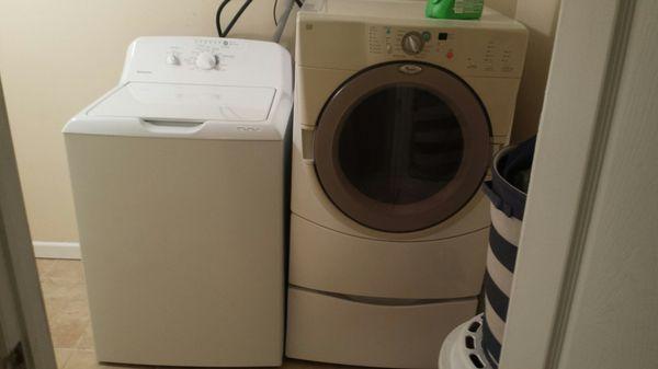 New washer machine.  The old front load only lasted 2 years from the last scratch and dent place.