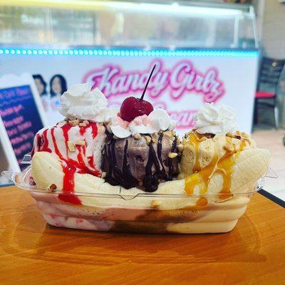 Build your own thrifty banana split