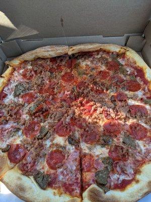 Meat lover's pizza