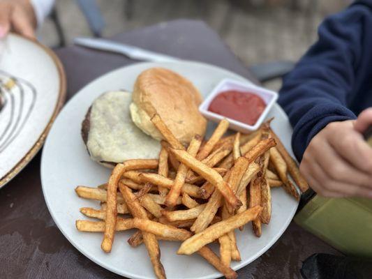 Kids cheeseburger