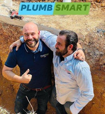 When jobs get tuff it's such a blessing to be w/ people you trust and the people that can remind you to plumb smarter not harder!