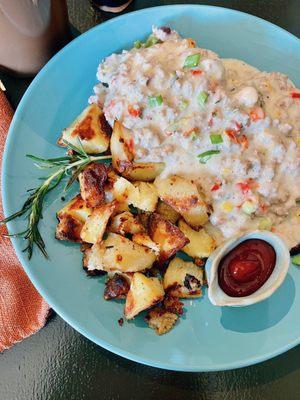 Biscuits and gravy