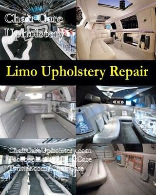 Limousine Upholstery Repair by Chair Care Upholstery. Call now 754.444.8677 so that we can help right away.