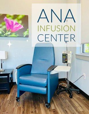 Our infusion suite offers all of the comforts of home!