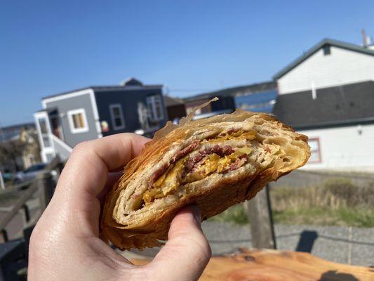 Reuben croissant