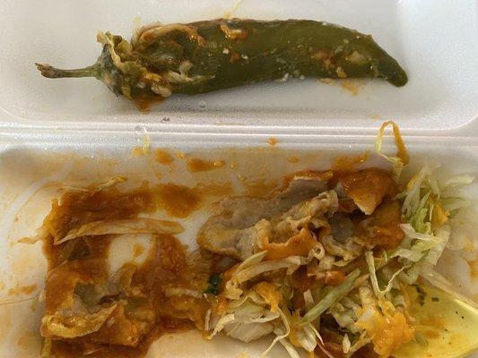 Chile Rellenos = Stuffed Serrano