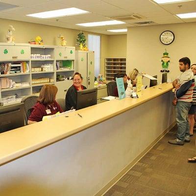 Patient Registration desk